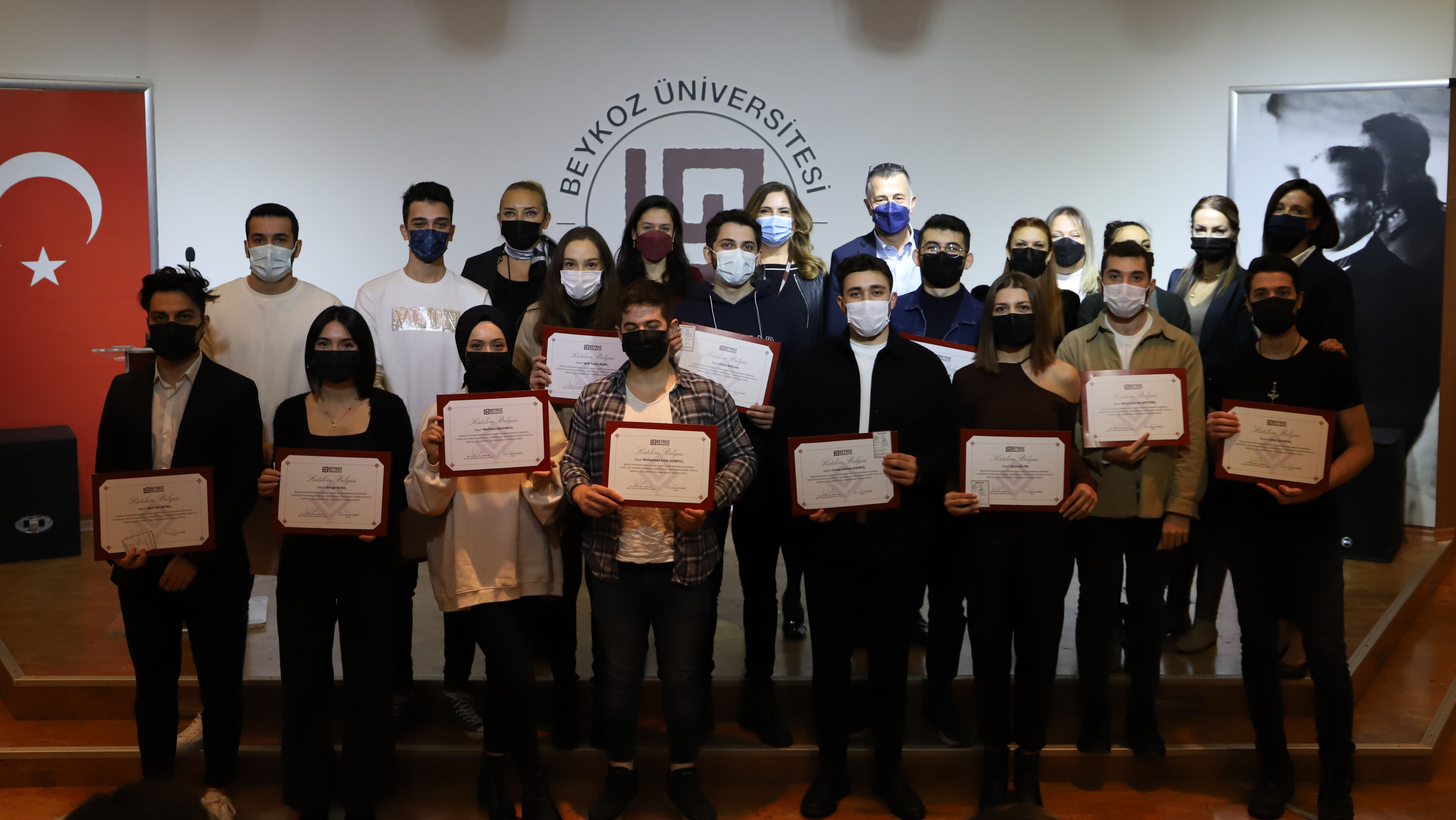kabin memuru temel egitim sertifika toreni gerceklesti beykoz universitesi