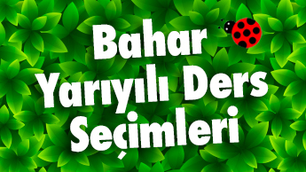 2016-2017 Bahar Yarıyılı Ders Seçimleri
