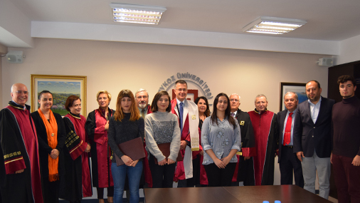 Beykoz Üniversitesi’ne Birincilikle Yerleşen Öğrencilere Sertifikaları Takdim Edildi