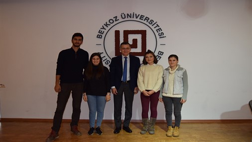 Beykoz Üniversitesi Rektörü Mehmet Durman, Öğrencilerle Buluştu
