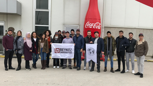 Lojistik Kulübü Coca Cola Fabrikasını Gezdi