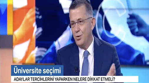 Prof. Dr. Mehmet Durman, NTV'de Aday Öğrencilere Üniversitemizi Anlattı
