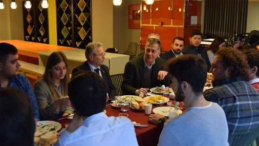 Rektör Durman ve Öğrenci Kulüpleri Bir Araya Geldi