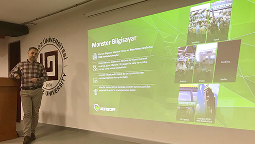 Monster Bilgisayar Sanat ve Tasarım Fakültesi Öğrencileriyle Buluştu