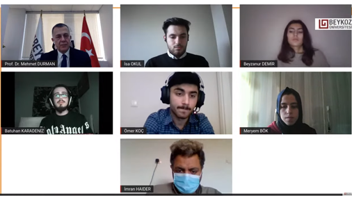 Rektör/Öğrenci Buluşması Online Olarak Gerçekleşti