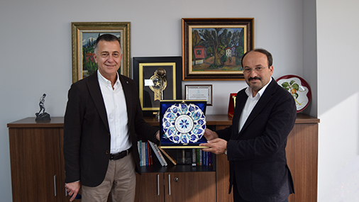 Erzurum Teknik Üniversitesi (ETÜ) Rektörü Prof. Dr. Bülent Çakmak, Rektörümüzü Ziyaret Etti