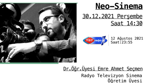 Dr. Öğr. Üyemiz Emre Ahmet Seçmen, TRT Radyo1'den Canlı Yayınlanan 