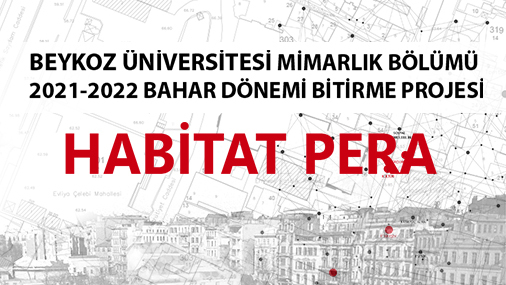  Mimarlık Programı 2021-2022 Bahar Dönemi Bitirme Projesi, Habitat Pera: Kültür, Yaşam ve Etkileşim Platformu 