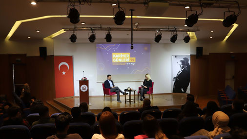 "Kariyer Günleri'22" kapsamında öncü firmaları ve iş dünyası profesyonellerini ağırladık