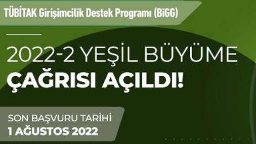 2022-2 BiGG Yeşil Büyüme Çağrısı Açıldı