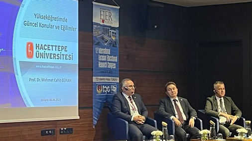 Rektörümüz Prof. Dr. Mehmet Durman, EJERCongress’te Gerçekleşen Rektörler Panelinde Konuştu