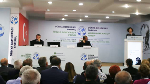 Cumhuriyet’in 100. Yılına Özel Dünya Demokrasi Forumu 2023’ün Oturumları Başladı