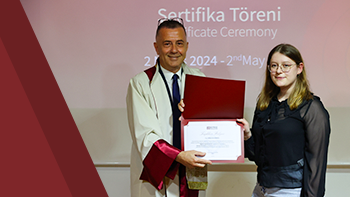2023-2024 Güz Yarıyılı Rektör, Dekan, Müdür Onur Öğrencileri Sertifikalarını Aldı