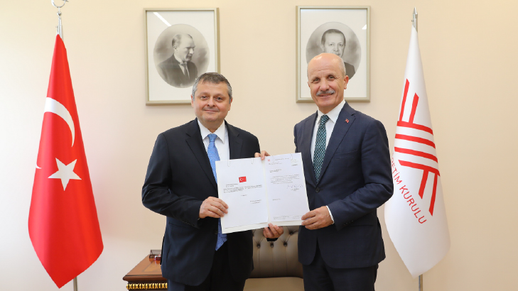 Rektörümüz Prof. Dr. Burak Küntay Mazbatasını Aldı