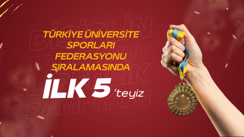 Beykoz Üniversitesi, Türkiye Üniversite Sporları Federasyonu Sıralamasında İlk 5’te Yer Aldı