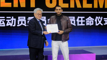 Our Student Elected as Chair of the Athlete Committee of the World Taekwondo Federation