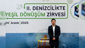 Öğr. Gör. Umut Genç, Denizcilikte Yeşil Dönüşüm Zirvesi'ne Katıldı