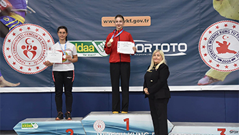 Three Turkish Championship Titles Won by Our Student at the Turkish Wushu Kung-Fu Championship