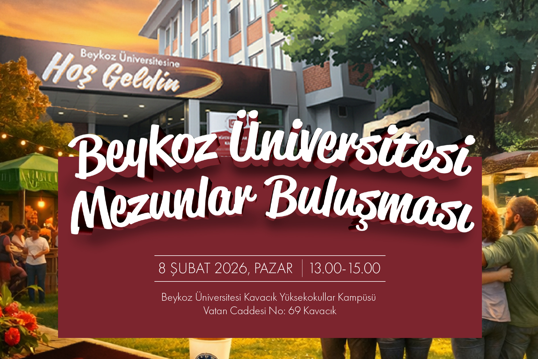Beykoz Üniversitesi Mezunları Aynı Bahçede Buluşuyor