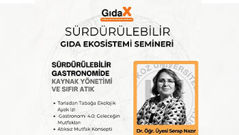 Assist. Prof. Serap Nazır to Participate in the Sustainable Food Ecosystem Seminar