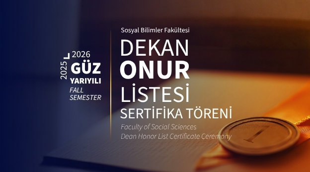 2025-2026 Güz Yarıyılı SBF Dekan Onur Listesi Sertifika Töreni