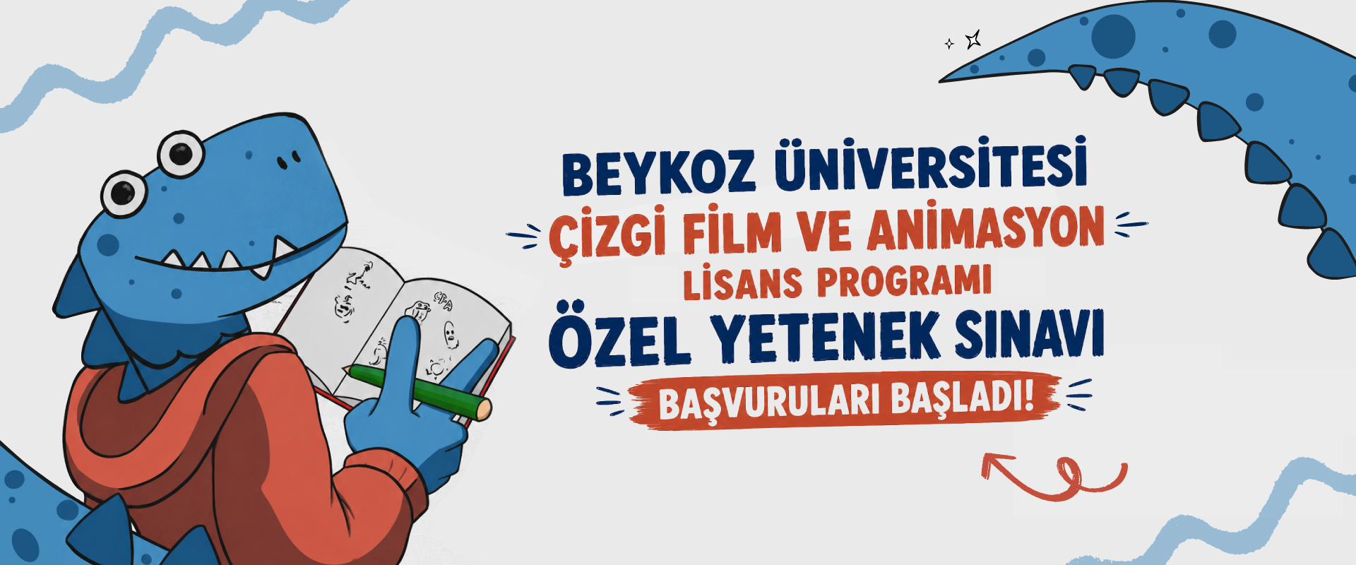 Çizgi Film ve Animasyon Lisans Programı Özel Yetenek Sınavı Başvuruları Başladı
