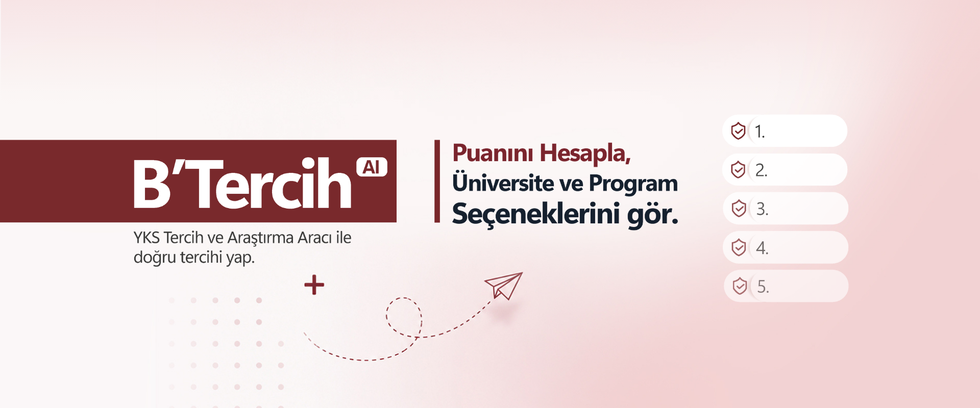 B'Tercih YKS Tercih ve Araştırma Aracı