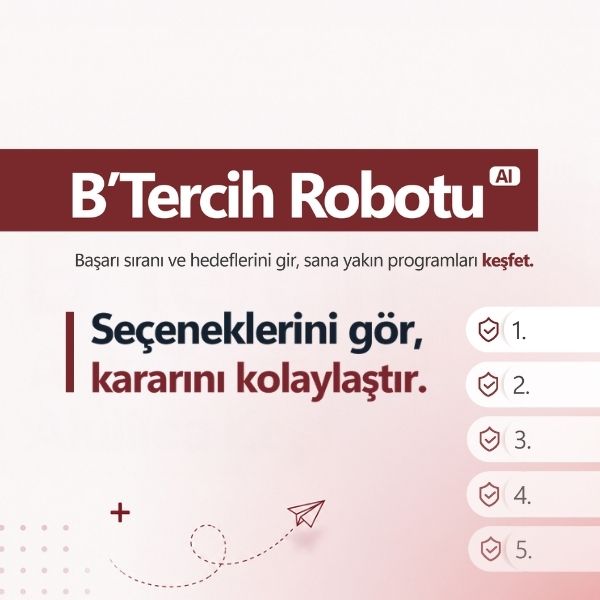 B'Tercih YKS Tercih ve Araştırma Aracı
