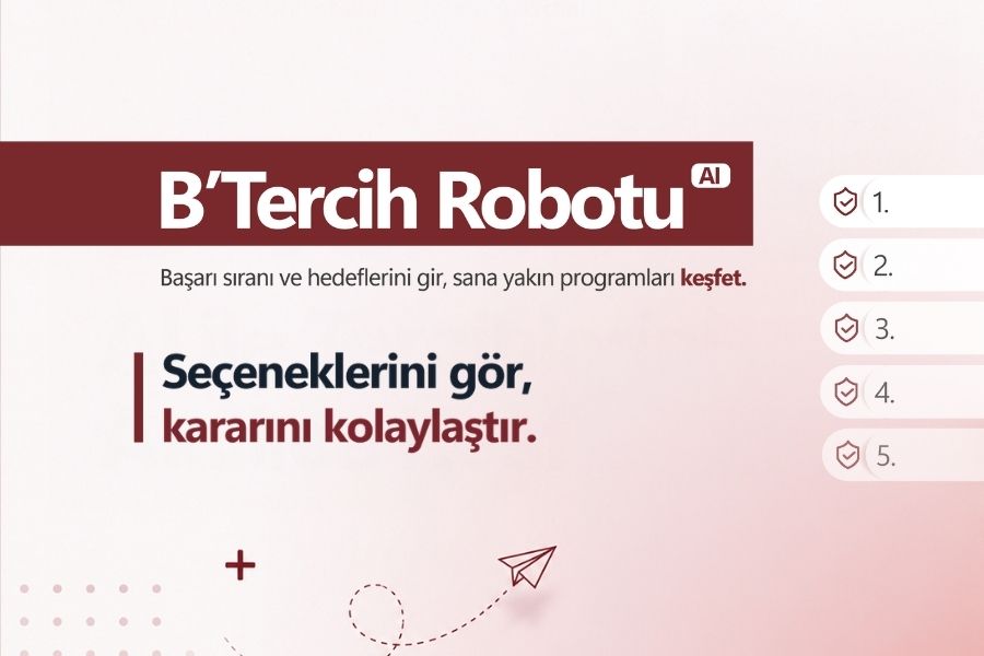 B'Tercih YKS Tercih ve Araştırma Aracı